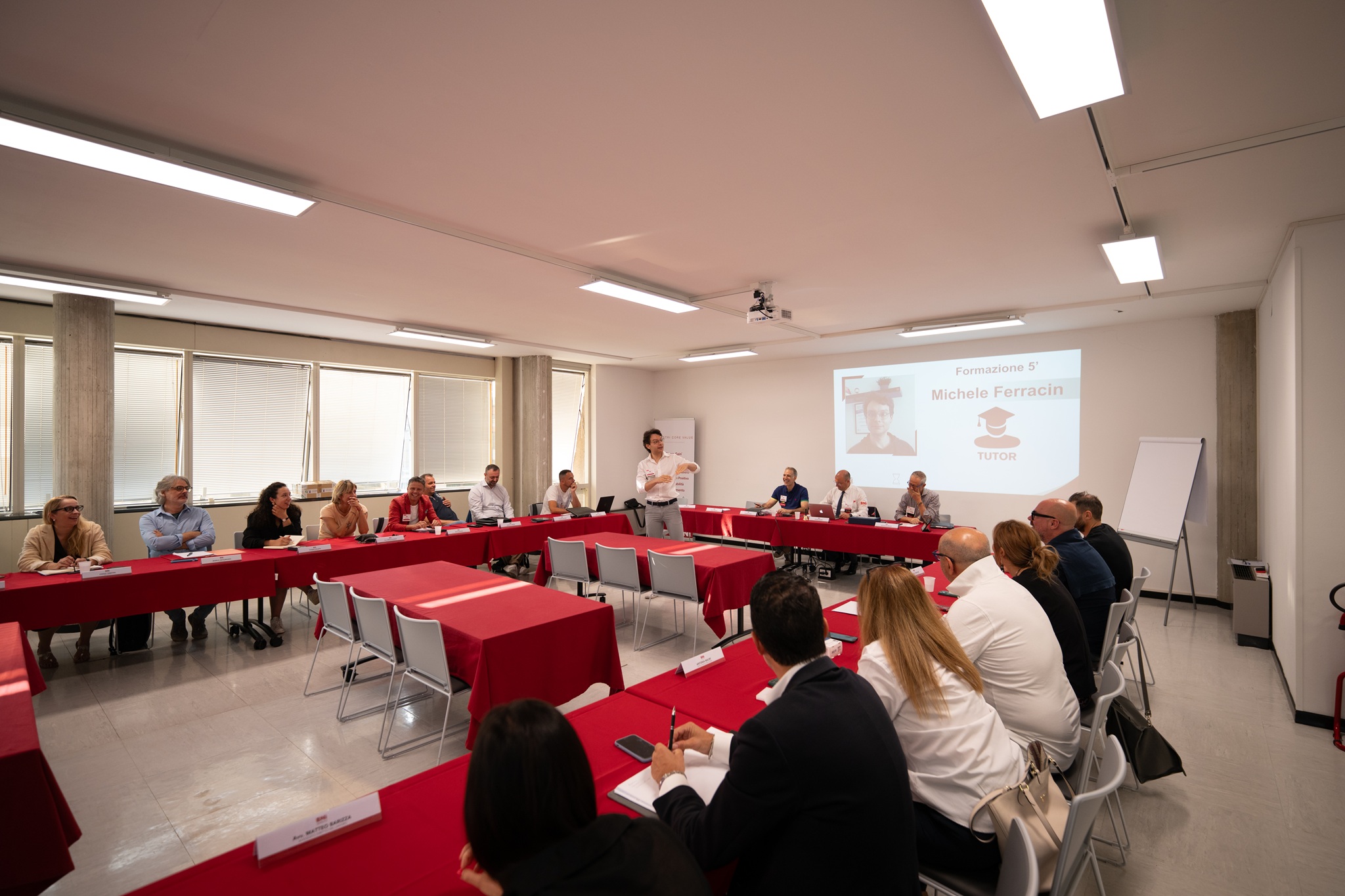 Michele Ferracin speaking